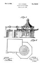 Gas Station design patent D-88,223