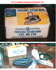  GE (F-29) Portable Steam Iron and original box