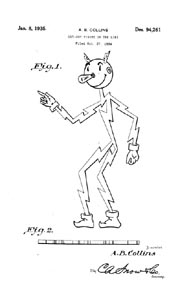 Mr. Collins Design patent D94261