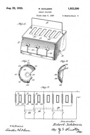 Robert Schlemm Patent 1,923,590 -oblique