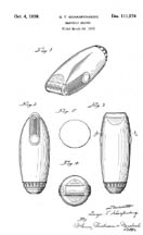 Mr. Scharfenbergs Original Shaver Design Patent D-111,574