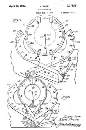 Shutter Dial Patent Drawing