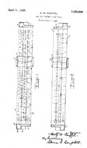 K E Slide Rule LogLog Decitrig  Patent No.1,488,686