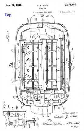 Sunbeam T-9, Patent 2,271,485, Top