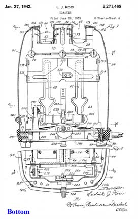 Sunbeam T-9, Patent 2,271,485, Bottom