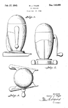 Talge Ice Crusher Design patent D-140,455