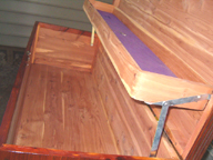 Tommys Cavalier Cedar Chest Pattern No. 707  Serial No.3389  