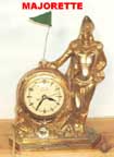 United Metal Goods Majorette clock