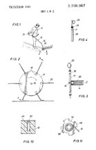 Ballas & Geist Weed Eater Patent 3,708,967