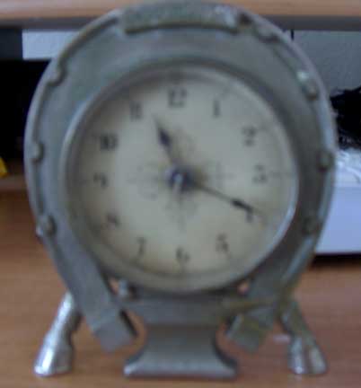 Welch Horseshoe Clock-front View