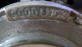 Welch Horseshoe Clock-detail