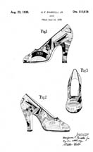 World's Fair Shoes design patent D110978