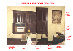 Guest Bedroom West Wall