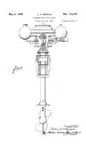 Sears Water Witch Outboard Motor  Design Patent D - 114,597