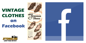 Vintage Clothes Facebook Signup Button