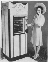 Refrigerated Apple Vending machine