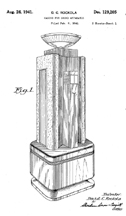 Rock-Ola Spectravox Jukebox Design Patent D-129,205