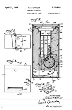 Frozen Confection Vending Machine, Patent No. 2,153,694