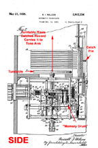 Wilcox Playback mechanism, Patent No. 2,002,236