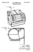Wurlitzer Bar Remote Control Patent No. D-153,116