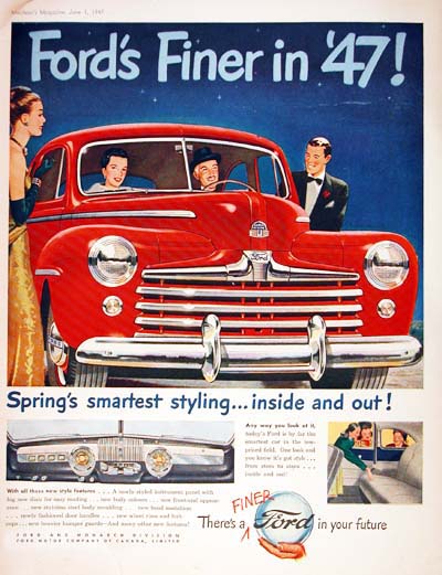 The 1947 Ford Elegant Folks driving the Lowest of the Low Price 3