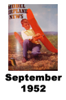  Model Airplane news cover for August of 1952 