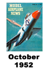  Model Airplane news cover for August of 1952 