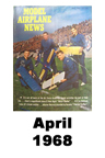  Model Airplane news cover for April of 1968 