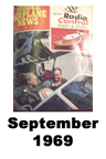  Model Airplane news cover for September of 1969 