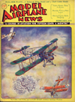 Model Airplane News Cover for February, 1932 by Jo Kotula SE5A, FE2b, RE-8 