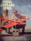 Model Airplane News Cover for February, 1968  