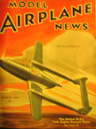 Model Airplane News Cover for March, 1933 by Jo Kotula Fokker D-23 