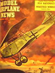 Model Airplane News Cover for November, 1954 by Jo Kotula Fokker D. VII  
