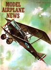 Model Airplane News Cover for November, 1960 by Jo Kotula Ansaldo SVA 5 