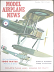 Model Airplane News Cover for November, 1966 by Jo Kotula Fairey F.128 (N.10/FIII) 