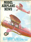 Model Airplane News Cover for October, 1967 by Jo Kotula WACO YKC Cabin Biplane 