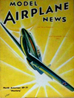 Model Airplane News Cover for September, 1941 by Jo Kotula North American P-51 Mustang 