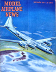 Model Airplane News Cover for September, 1944 by Jo Kotula Boeing B-29 Superfortress 