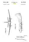  The Martin 2-0-2 Executive Peyton Magruder Design Patent No. D- 157,353