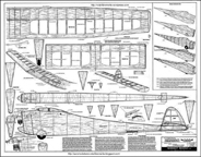  Plans for Amazon Model Airplane designed by Dr. Stan Hill  