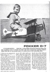  Model Airplane News Fokker D 7 model December 1969