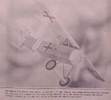  Cleveland Model of the Fokker D. VIII 
