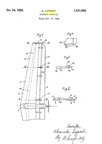  Alexander Lippisch Airfoil Patent No 1,931,928 