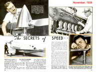 Secrets of Speed from Popular Mechanics, November, 1938