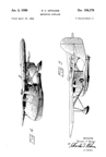 Spencer Air Car Design Patent D-156,778 
