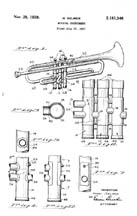 Selmer Trumpet Patent 2181346