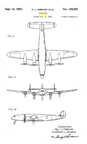   Lockheed Model 49 Constellation Design Patent D-136,352  