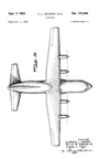  Lockheed C130 Hercules   Design Patent  D-172,969 