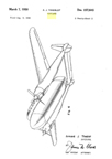 Fairchild C-82 Packet Cargo-Transport Design Patent D-157,645 