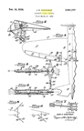  Douglas SBD Dauntless Dive Bomber Dive Brakes Patent No. 2,031,177  